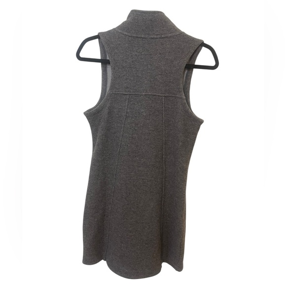 Toad & Co Arriva long vest wool blend gray zip front new with tags XS - Picture 3 of 12